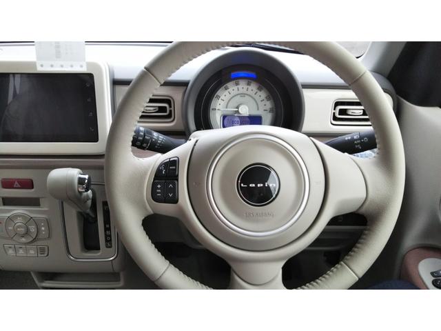 アルトラパン Ｘ　ベージュ２トーン　ディスプレイオーディオ　バックモニター　スズキセーフティサポート　シートヒーター　コーナーセンサー　アルミホイール１４インチ　スマートキー　プッシュスタート　集中ドアロック　キーレス（15枚目）