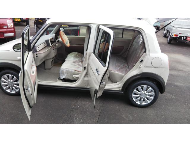 アルトラパン Ｘ　ベージュ２トーン　ディスプレイオーディオ　バックモニター　スズキセーフティサポート　シートヒーター　コーナーセンサー　アルミホイール１４インチ　スマートキー　プッシュスタート　集中ドアロック　キーレス（50枚目）