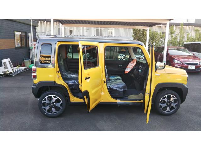 ハスラー ハイブリッドＸ　イエロー／ガンメタ２トーン　スズキセーフティサポート　クルーズコントロール　コーナーセンサー　ＬＥＤヘッドライト　オートライト　オートエアコン　スマートキー　プッシュスタート　集中ドアロック（50枚目）