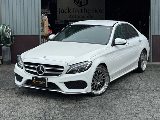 Ｃクラス Ｃ２００アバンギャルド　ＡＭＧライン　社外１９インチアルミ　パドルシフト　パワーシート　シートヒーター　ナビ　ＴＶ　Ｂｌｕｅｔｏｏｔｈ　バックカメラ　ＥＴＣ　ドラレコ　クリアランスソナー（2枚目）