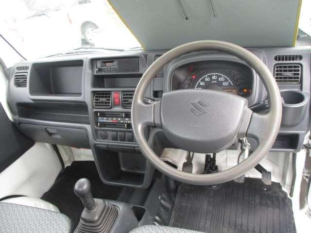 キャリイトラック KCエアコン・パワステ 5速MT エアコン パワステ エアバッグ 3方開き(16枚目)