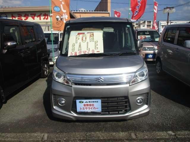 スペーシアカスタム XS インパネオートマ ABS Wエアバッグ 片側パワースライドドアメモリーナビテレビ DVD CD Bluetooth バッグモニター アルミ ETC(2枚目)