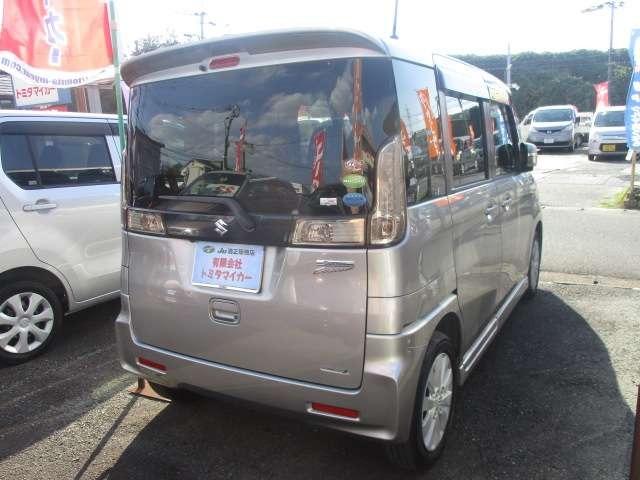スペーシアカスタム XS インパネオートマ ABS Wエアバッグ 片側パワースライドドアメモリーナビテレビ DVD CD Bluetooth バッグモニター アルミ ETC(4枚目)