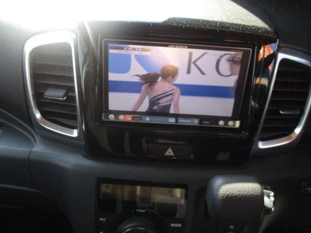 スペーシアカスタム XS インパネオートマ ABS Wエアバッグ 片側パワースライドドアメモリーナビテレビ DVD CD Bluetooth バッグモニター アルミ ETC(12枚目)