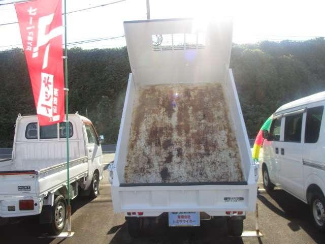 キャリイトラック ダンプ 5速MT 4WD ダンプ エアコン パワステ 車検8年2月 走行56,000キロ(5枚目)