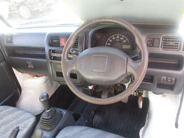 キャリイトラック ダンプ 5速MT 4WD ダンプ エアコン パワステ 車検8年2月 走行56,000キロ(16枚目)