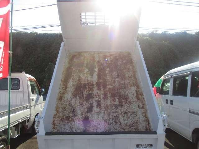 キャリイトラック ダンプ 5速MT 4WD ダンプ エアコン パワステ 車検8年2月 走行56,000キロ(29枚目)