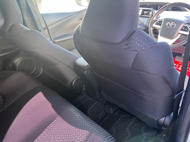 プリウス Ｓ　社外エアロ・新品ダウンサス・ＷＯＲＫ１８インチアルミ・ナビ・バックカメラ・ＥＴＣ・スマートキー（22枚目）