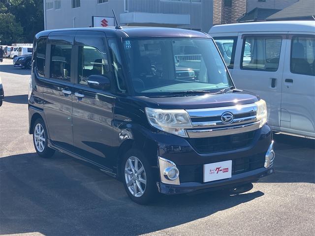 タント カスタムＸ　ＳＡ　ＥＴＣ　バックカメラ　両側電動スライドドア　ナビ　ＴＶ　衝突被害軽減システム　ＬＥＤヘッドランプ　スマートキー　アイドリングストップ　電動格納ミラー　ベンチシート　ＣＶＴ　盗難防止システム　ＡＢＳ（13枚目）