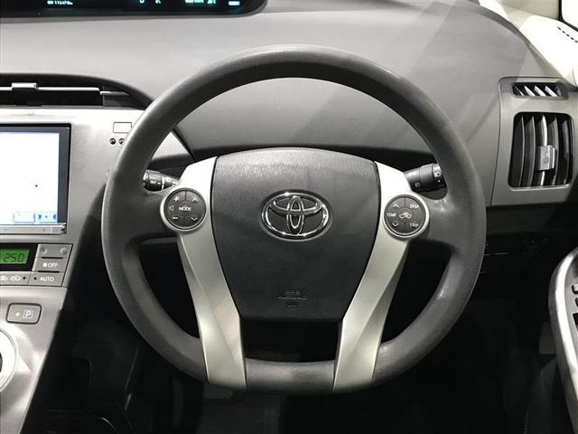 プリウス S Bモニタ- フルセグ地デジ AUX接続可 インテリキー HDDナビゲーション デュアルエアバック エアB イモビライザー DVD再生可能 ナビTV AUTOエアコン 横スベリ防止 アルミホイール(7枚目)