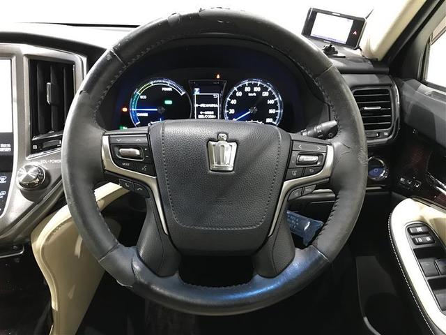 クラウンハイブリッド ロイヤルサルーンＧ　Ｂモニター　ＬＥＤヘッド　オートエアコン　ナビＴＶ　電動シート　フルセグＴＶ　盗難防止システム　ＡＵＸ　メモリーナビ　ドラレコ　キーレス　パワーウィンドウ　アルミホイール　横滑り防止装置　ＥＴＣ　ＰＳ（9枚目）