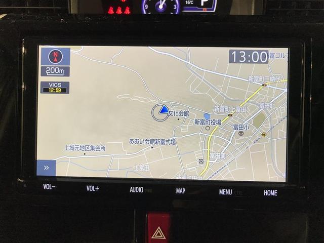 ルーミー カスタムG アイドリング 両側電動SD LEDヘット バックビューモニター 衝突回避ブレーキ 地デジ スマートキー メモリナビ クルーズコントロール 点検記録簿 DVD ETC オートエアコン アルミホイール(7枚目)