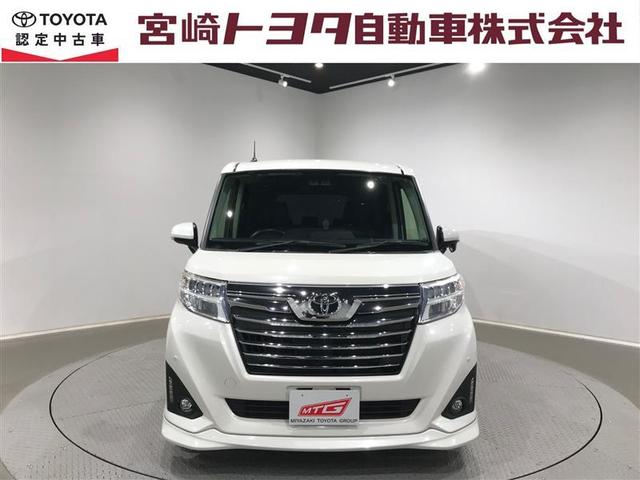 ルーミー カスタムG アイドリング 両側電動SD LEDヘット バックビューモニター 衝突回避ブレーキ 地デジ スマートキー メモリナビ クルーズコントロール 点検記録簿 DVD ETC オートエアコン アルミホイール(33枚目)