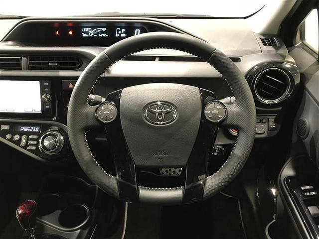 アクア G G’s ETC付き 盗難防止装置 ブレーキサポート キーレス オートクルーズコントロール スマートキープッシュスタート メディアプレイヤー接続 運転席助手席エアバック 横滑防止 ナビTV パワーステアリング(8枚目)