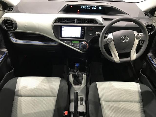 アクア S スマートキープッシュスタート キーレスエントリ イモビ ナビ&TV オートエアコン デュアルエアバック ESC Bカメラ パワーウィンドウ AUX端子 アルミホイール SRS ワンセグTV ABS(2枚目)