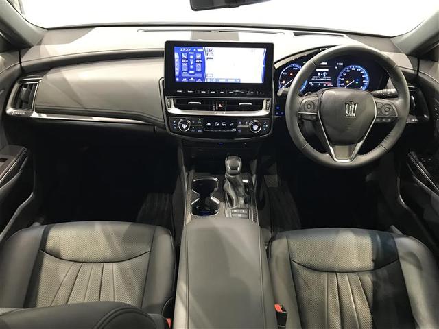 クラウンハイブリッド ＲＳアドバンス　地デジ　衝突被害軽減装置　ドライブレコーダ　ＬＥＤヘットライト　後カメラ　クルコン　ＡＣ　Ｐシート　エアバッグ　ナビＴＶ　セキュリティーアラーム　キーフリー　スマートキ　パワーウィンドウ　メモリナビ（2枚目）