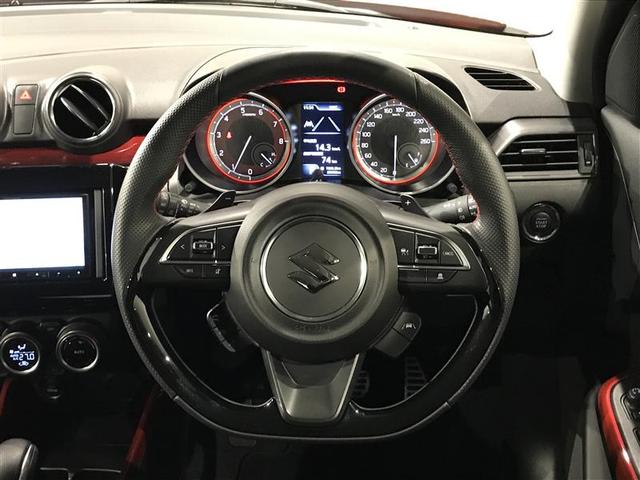 スイフトスポーツ ベースグレード　被害軽減ブレーキ　横滑り防止システム　セキュリティ　ＳＲＳ　ＡＢＳ付　ナビＴＶ　Ｗエアバック　ＬＥＤヘットランプ　自動追従　全席ＰＷ　点検記録簿　フルオートエアコン　パワーステアリング　ＡＷ　ドラレコ（9枚目）