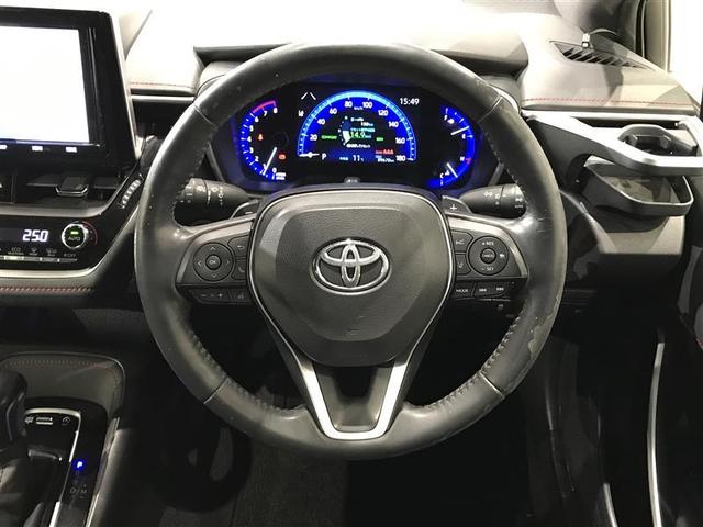 カローラスポーツ Ｇ　Ｚ　バックガイドモニター　盗難防止システム　ＤＶＤ再生可能　横滑り防止　インテリキー　クルーズＣ　カーテンエアバッグ　ドラレコ　地デジ　エアコン　ＡＢＳ　アルミホイール　ＬＥＤライト　ＥＴＣ車載器　記録簿（10枚目）