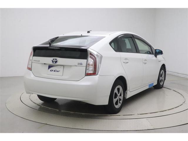 プリウス Ｓ　Ｂモニタ－　ＡＵＸ接続可　インテリキー　デュアルエアバック　エアＢ　イモビライザー　ナビＴＶ　ＡＵＴＯエアコン　横スベリ防止　アルミホイール　ＥＴＣ装備　ＡＢＳ　サイドエアバッグ　パワーステアリング（4枚目）