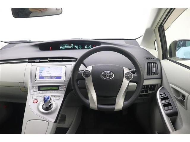 プリウス Ｓ　Ｂモニタ－　ＡＵＸ接続可　インテリキー　デュアルエアバック　エアＢ　イモビライザー　ナビＴＶ　ＡＵＴＯエアコン　横スベリ防止　アルミホイール　ＥＴＣ装備　ＡＢＳ　サイドエアバッグ　パワーステアリング（9枚目）