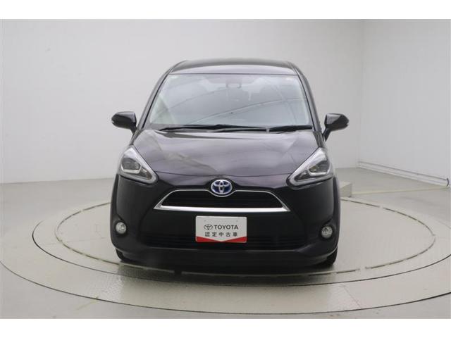 シエンタ ハイブリッドG クエロ 点検記録簿 地デジTV 盗難防止 横滑り防止 LEDライト スマートキー ETC バックモニタ DVD オ-トエアコン AUX メモリ-ナビ エアバッグ AW 3列シート ナビ&TV ABS(2枚目)