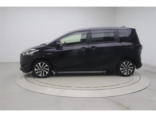 シエンタ ハイブリッドG クエロ 点検記録簿 地デジTV 盗難防止 横滑り防止 LEDライト スマートキー ETC バックモニタ DVD オ-トエアコン AUX メモリ-ナビ エアバッグ AW 3列シート ナビ&TV ABS(3枚目)