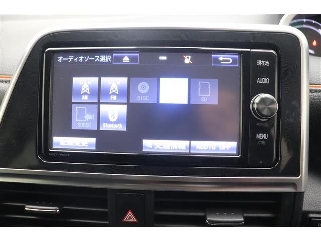 シエンタ ハイブリッドG クエロ 点検記録簿 地デジTV 盗難防止 横滑り防止 LEDライト スマートキー ETC バックモニタ DVD オ-トエアコン AUX メモリ-ナビ エアバッグ AW 3列シート ナビ&TV ABS(12枚目)