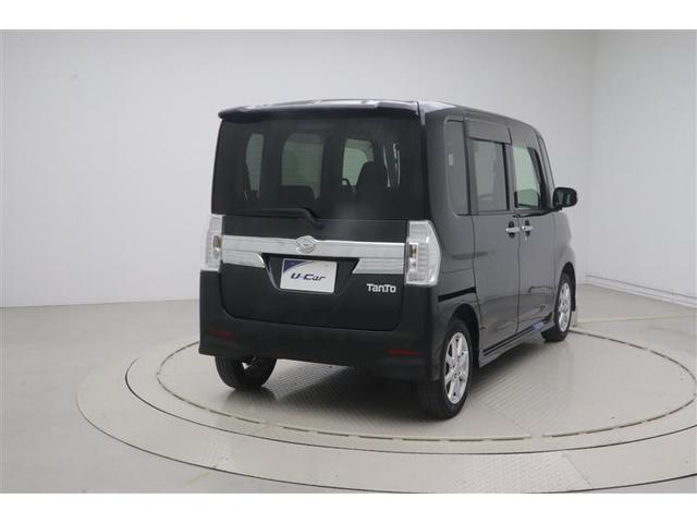 タント カスタムＸ　ＳＡＩＩ　衝突軽減ブレーキ　パワーウインドウ　イモビライザー　Ｂカメラ　スマートキー＆プッシュスタート　ワンセグＴＶ　ＡＡＣ　キーフリーシステム　デュアルエアバック　ナビＴＶ　ベンチシート　アルミホイール（4枚目）