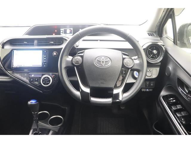 アクア クロスオーバー　メディアプレイヤー接続　Ｂカメラ　地デジ　イモビライザー　ナビＴＶ　エアコン　ＬＥＤ　ＥＳＣ　記録簿　ドライブレコーダー　アルミホイール　キーフリー　ＤＶＤ再生可　ＥＴＣ　パワーステアリング　ＡＢＳ（10枚目）