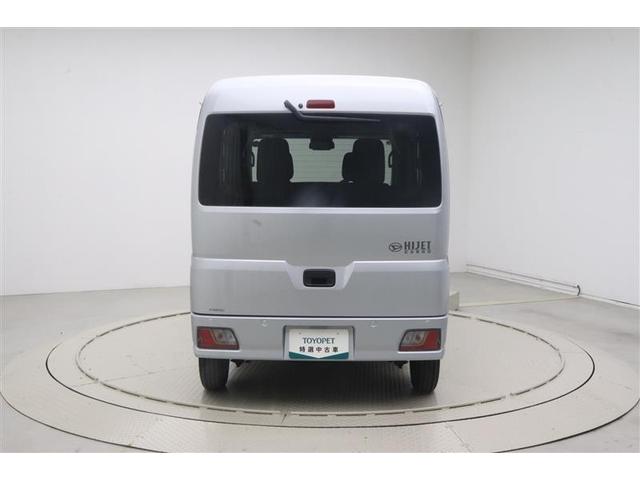 ハイゼットカーゴ クルーズ　衝突軽減システム　アイドリングＳＴＯＰ　ＥＳＣ　スマートキー　パワーウィンドウ　ＡＢＳ　盗難防止システム　キーフリーシステム　エアコン　運転席エアバッグ　パワーステアリング　ＷエアＢ（5枚目）