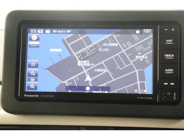 ムーヴキャンバス ストライプスG アイドルストップ ナビTV Bカメラ パワーウインドウ フルセグTV セキュリティアラーム スマートキープッシュスタート カーテンエアバック キーフリーキー LEDライト ベンチシート PS ABS(9枚目)