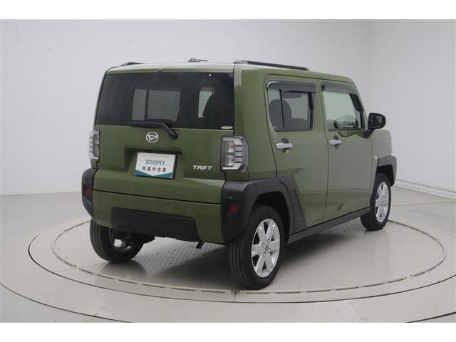 タフト Ｇ　運転席助手席エアバッグ　被害軽減ブレーキ　Ｉストップ　リアカメラ　メモリナビ　スマートキー＆プッシュスタート　横滑り防止　フルセグ地デジＴＶ　ナビＴＶ　サイドエアバッグ　盗難防止システム　ＡＵＸ（4枚目）