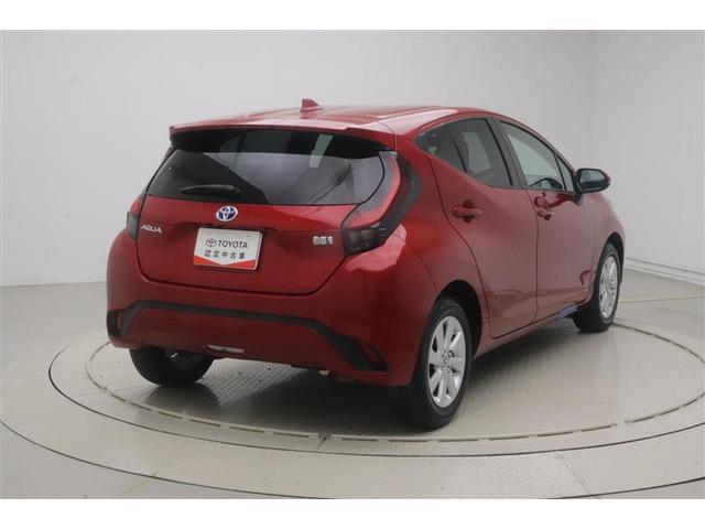 アクア Ｚ　元試乗車　ＬＥＤヘッドライト　スマートキー　イモビライザー　アルミホイール　オートクルーズコントロール　エアコン　ＥＳＣ　ナビ　カーテンエアバッグ　ＥＴＣ　キーレス　パワーウインドウ　ＡＢＳ　Ｂカメ（4枚目）