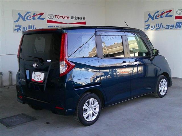 ルーミー Ｇ　追突軽減ブレーキ　パワステ　Ａストップ　ＬＥＤライト　Ｒカメラ　記録簿付　ドライブレコーダー　ウォークスルー　エアバック　セキュリティーアラーム　パワーウィンドウ　運転席助手席エアバック　ナビ＆ＴＶ（4枚目）