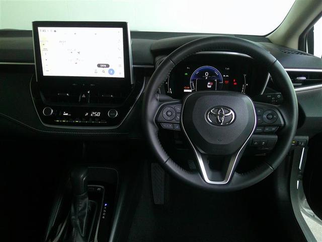 カローラ ハイブリッド G ドライブレコーダー メモリーナビ ミュージックプレイヤー接続可 4WD スマートキー フルセグ ETC LEDヘッドランプ バックガイドモニター パワステ 横滑り防止装置 衝突被害軽減ブレーキ(4枚目)