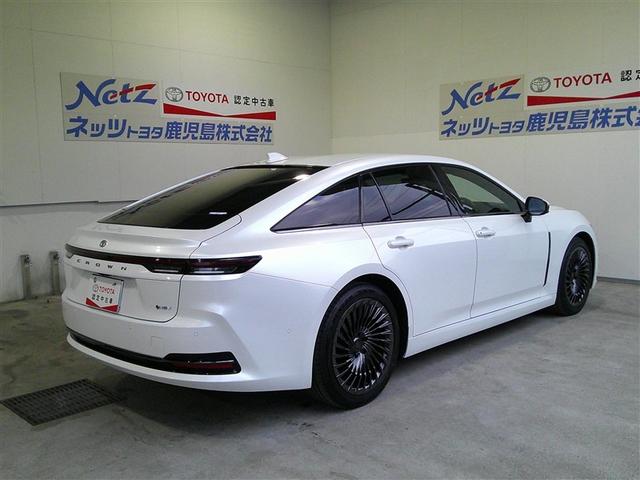 クラウン Ｚ　クルーズコントロール　本革シート　ＬＥＤ　フルセグテレビ　オートエアコン　ドラレコ　メモリーナビ　パワーシート　スマートキー　ミュージックプレイヤー接続可　アルミホイール　キーレス　盗難防止装置（3枚目）