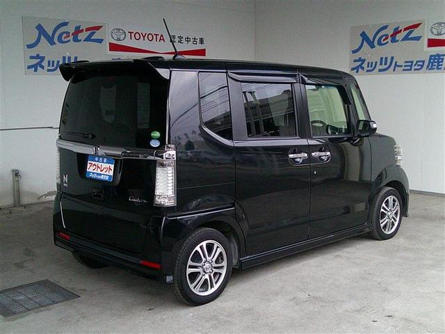 Ｎ－ＢＯＸカスタム Ｇ　ＳＳパッケージ　両側パワ－スライドドア　ＴＶナビ　整備記録簿　スマ－トキ－　アルミホイール　Ｂカメ　ＥＴＣ付き　エアコン　ＥＳＣ　盗難防止システム　パワーウィンドウ　運転席助手席エアバッグ　ＤＶＤ　メモリーナビ（4枚目）