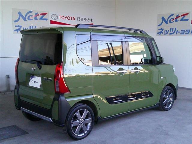 タント ファンクロスターボ　ＬＥＤランプ　フルセグＴＶ　衝突軽減ブレーキ　Ｒカメラ　スマートキ　横滑り防止　ｉ－ｓｔｏｐ　ＤＶＤ　サイドエアバッグ　盗難警報装置　パワーウインドウ　オートエアコン　ナビＴＶ　アルミ　キーフリー（4枚目）