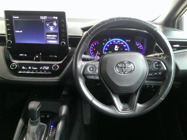 カローラツーリング ハイブリッド　ダブルバイビー　追突軽減ブレーキ　バックモニタ　横滑防止　スマキー　ＬＥＤライト　デュアルエアバッグ　エアコン　オートクルーズ　サイドエアバッグ　ＥＴＣ付　ＰＳ　キーフリー　ＡＢＳ　エアバック　ドライブレコーダー（4枚目）