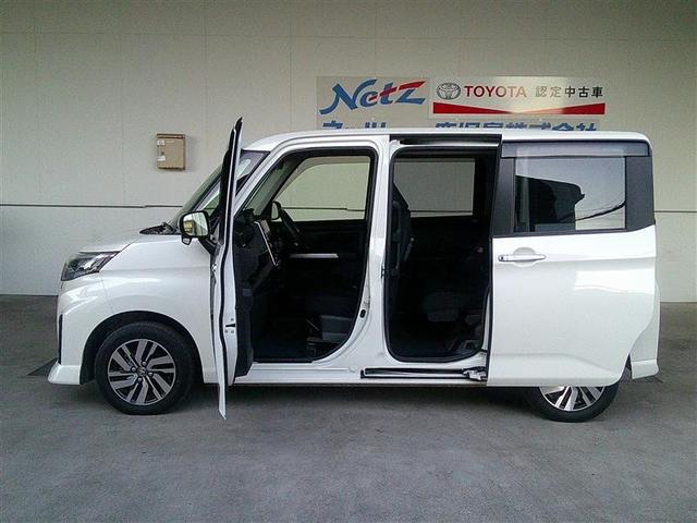 ルーミー カスタムＧ　ローダウン　アイドリング　両側電動ＳＤ　ＬＥＤヘット　バックビューモニター　衝突回避ブレーキ　ＴＶ　地デジ　スマートキー　クルーズコントロール　点検記録簿　オートエアコン　アルミホイール　ＡＢＳ　ＰＷ（3枚目）