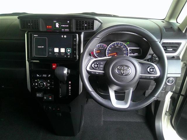 ルーミー カスタムＧ　ローダウン　アイドリング　両側電動ＳＤ　ＬＥＤヘット　バックビューモニター　衝突回避ブレーキ　ＴＶ　地デジ　スマートキー　クルーズコントロール　点検記録簿　オートエアコン　アルミホイール　ＡＢＳ　ＰＷ（5枚目）