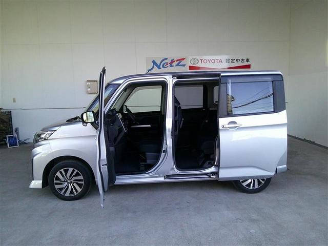 ルーミー カスタムＧ　バックモニタ　横滑り防止システム　運転席助手席エアバック　障害物ソナー　左右電動スライドドア　スマ－トキ－　Ａ－ＳＴＯＰ　エアバック　エアコン　ＬＥＤライト　キーフリー　フルセグテレビ　イモビ　ＰＳ（3枚目）