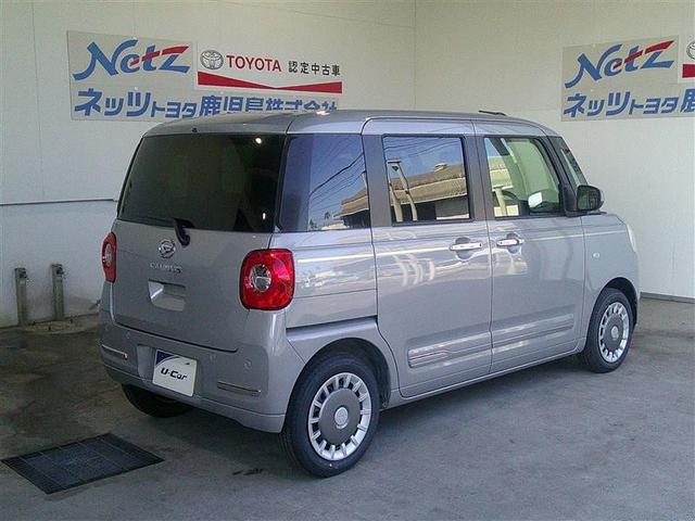 ムーヴキャンバス セオリーＧ　誤発進抑制機能　イモビライザ　ＬＥＤライト　バックモニター　ＴＶ　地デジ　横滑り防止　エアコン　エアバック　ベンチシート　フリーキー　サイドエアバッグ　パワステ　ＡＢＳ　ミュージックプレイヤー接続可（4枚目）