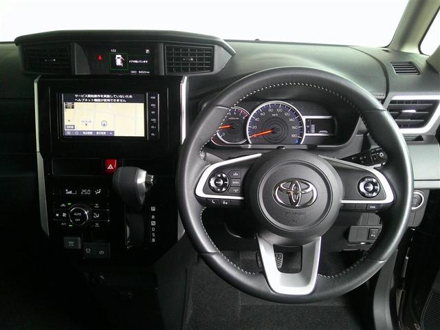 ルーミー カスタムＧ　バックモニタ　横滑り防止システム　運転席助手席エアバック　障害物ソナー　左右電動スライドドア　スマ－トキ－　Ａ－ＳＴＯＰ　エアバック　エアコン　ＬＥＤライト　キーフリー　フルセグテレビ　イモビ　ＰＳ（5枚目）