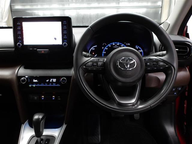 ヤリスクロス ハイブリッドZ ドライブレコーダ インテリジェントキー アルミホイル LEDライト 1オ-ナ- リアカメラ クルーズコントロール 横滑り防止システム ナビTV メモリーナビゲーション 電動シ-ト パワステ キーフリー(4枚目)