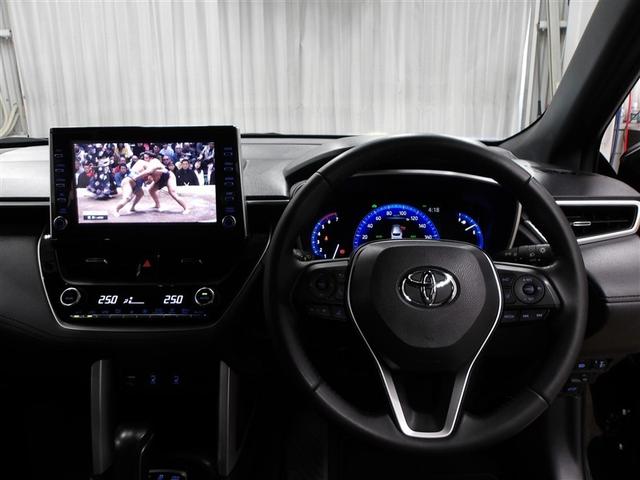 カローラクロス ハイブリッド Z ムーンルーフ 衝突軽減B フルセグテレビ スマキ- ワンオーナ Bモニター アクティブクルーズコントロール メモリナビ イモビ LED AC 運転席Pシート キーレス パワステ アルミ エアバッグ(4枚目)