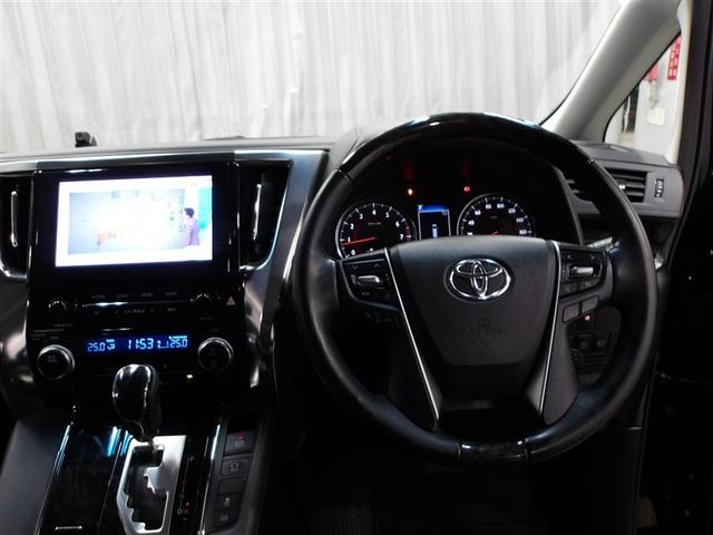 アルファード ２．５Ｓ　Ｃパッケージ　ＤＶＤ再生機能　両側ＰＳＤ　電動パワーシート　ワンオーナ－　バックモニタ－　地デジＴＶ　ナビ＆ＴＶ　アルミホイール　横滑り防止機能　クルコン　ＬＥＤヘッドライト　スマキー　リアオートエアコン　ＡＢＳ（4枚目）