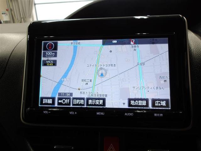 ヴォクシー Ｖ　左側パワースライドドア　ＬＥＤヘッドランプ　メモリーナビ　クルーズコントロール　ＤＶＤ再生　衝突回避支援　ＥＴＣ　スマートキー　ドラレコ　ＥＳＣ　リアエアコン　盗難防止システム　３列シート　ＡＢＳ（5枚目）