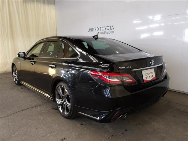 クラウンハイブリッド ＲＳアドバンス　クルーズＣ　ワンオーナ－　ＰＣＳ　ドラレコ付き　バックモニター　Ｗエアバッグ　本革シート　ＤＶＤ　ＴＶナビ　地デジ　インテリキー　運転席エアバッグ　パワーシート　アルミ　メモリナビ　パワーウィンドウ（3枚目）