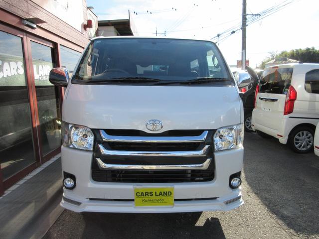ハイエースバン ロングスーパーGL 運転席助手席エアバック LEDヘッドライト フォグランプ オートライト機能 フロントスポイラー タイミングベルト交換済 オートエアコン リアエアコン ディスプレーオーディオ Bカメラ ビルトインETC(2枚目)